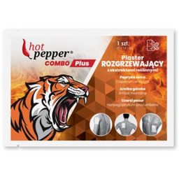 HOT PEPPER Combo Plus Plaster rozgrzewający 14x9cm, 1szt.