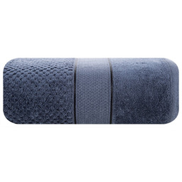 Eurofirany Ręcznik Jessi 70x140 granatowy frotte 500g/m2