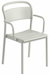 Muuto LINEAR Ogrodowe Krzesło Metalowe z Podłokietnikiem /