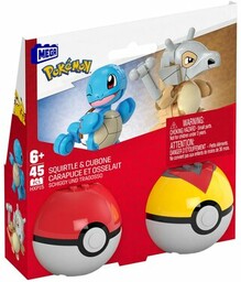 MEGA Klocki konstrukcyjne Pokémon Squirtle i Cubone HXP15