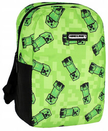 Tornister Plecak Szkolny Minecraft Creeper Jednokomorowy