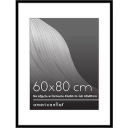 Americanflat czarna ramka na zdjęcia 60 x 80