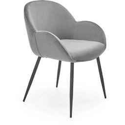 Krzesło k480 popiel (tkanina velvet) halmar