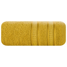 Eurofirany Ręcznik Mila 50x90 musztardowy bambusowy frotta 500g/m2