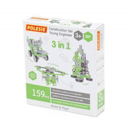 Polesie 86662 Zestaw Wynalazca 159 elementów w pudełku