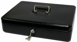 Kasetka na pieniądze Metalplus 2153/5AS_BLACK, bardzo duża, czarna