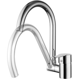 Bateria zlewozmywakowa stojąca łamana LILA BLD 06LD chrom