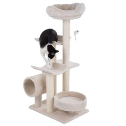 Penelope Drapak dla Kota Beżowy 55x40x116cm Po Zwrocie