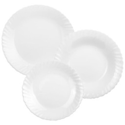 LUMINARC Serwis obiadowy szklany Feston 6 osób (18