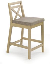 Borys low krzesło barowe niskie dąb sonoma /