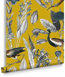 Tapeta dekoracyjna Graham&Brown Genesis GLASSHOUSE MUSTARD 111720