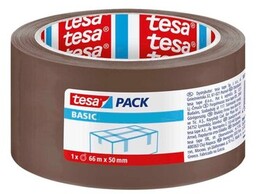 TESA Taśma pakowa Basic 58571 Brązowy (66 m)