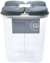 Pojemnik na produkty sypkie z dozownikiem dzielony 1,8
