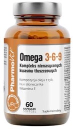 PHARMOVIT Omega 3-6-9 Kompleks nienasyconych kwasów tłuszczowych, 60