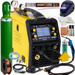 Spawarka Migomat Magnum 200a 220 Alu Cu synergia