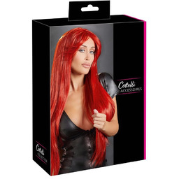 Peruka Wig Długie Czerwony