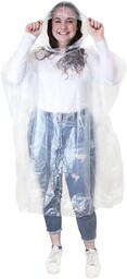 eBuyGB zestaw 2 sztuk unisex wodoodporne ponczo przeciwdeszczowe,
