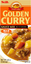 Golden Curry Mild (łagodne) 92g - S&B -