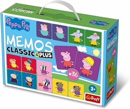Trefl - Memos Classic & Plus, Peppa Pig