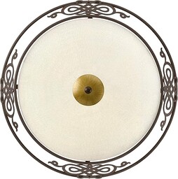 Eglo Mestre Wand-/Deckenleuchte, 2x60W, E27, beige (86712)