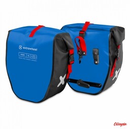 EXTRAWHEEL Sakwy rowerowe RIDER POLYESTER 30L blue/black