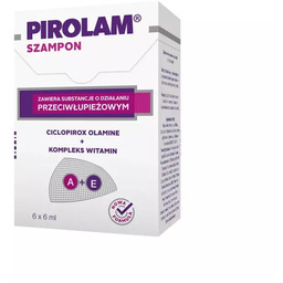Pirolam Szampon przeciwłupieżowy, 6 ml x 6 saszetek
