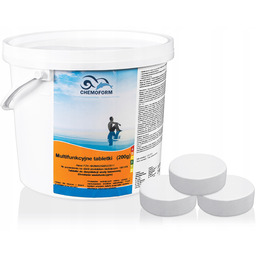 Chlor Duże Multi Tabletki Stabilizowane do Basen Jacuzzi