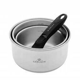 Gerlach Smart Steel Komplet 3 garnków 16/18/20 cm