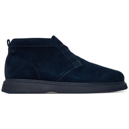 Trzewiki Tommy Hilfiger Comfort Suede Chukka FM0FM06074 Granatowy