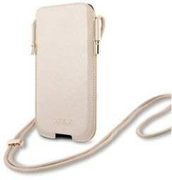 Guess Saffiano Pouch GUHCP12MSAPSLG do iPhone 12/12 Pro
