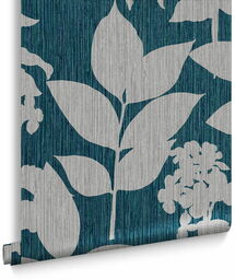 Tapeta dekoracyjna Graham&Brown Genesis ASPEN TEAL 111723