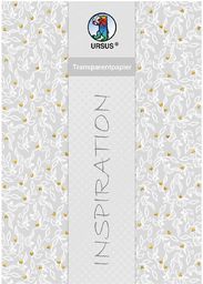 URSUS 77714602F przezroczysty papier ślubny, 25 arkuszy papieru