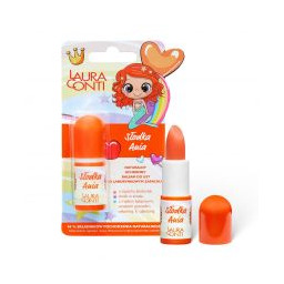 Zestaw pomadek ochronnych dla dzieci, naturalny skład Laura