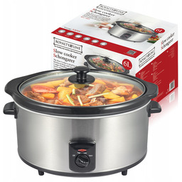 Wolnowar Slow Cooker Garnek ceramiczny Misa XL 6l