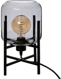 Atmosphera Lampa stołowa ROB ze szkła dymionego, 34