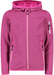 CMP - Kurtka dziecięca z kapturem stacjonarnym, Fuxia-Lighter,