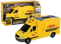 Auto Dostawcze 1:16 Napęd Frykcyjny Otwierane Drzwi Światła