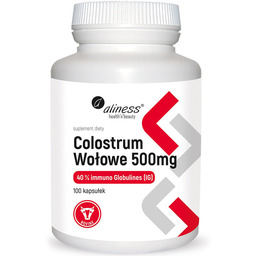 ALINESS Colostrum Wołowe 500mg 100caps