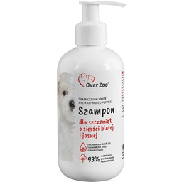 OVER ZOO Szampon Dla Szczeniąt O Jasnej/Białej Sierści