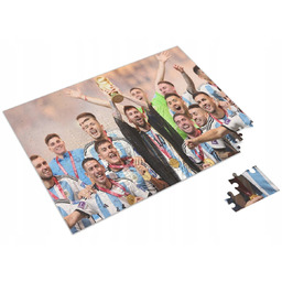 Puzzle + MESSI piłka nożna sport prezent A3