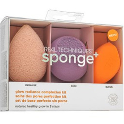Real Techniques Sponge+ Glow Radiance Complexion Kit 3pcs