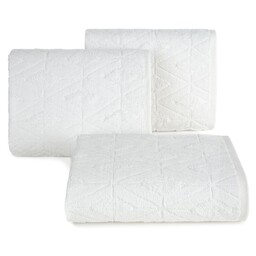 Eurofirany Ręcznik Sendi 50x90 01 biały 500g/m2