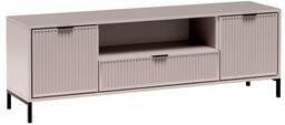 Nowoczesna szafka RTV frezowana LS-4 / Cashmere