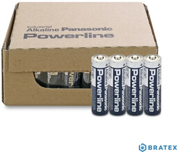 48x Bateria AA / LR6 Panasonic Powerline Industrial