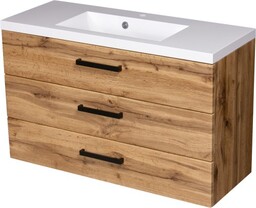 Szafka łazienkowa dąb naturalny 100 cm FOKUS NEW