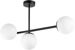 NOWOCZESNA LAMPA SUFITOWA WISZĄCA CZARNA LEDO W3 LONG