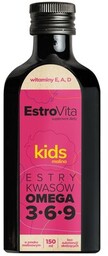 ESTROVITA Olej Omega 3-6-9 Kids Malinowy (150 ml)