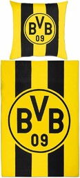 Borussia Dortmund BVB pościel w paski 135 x