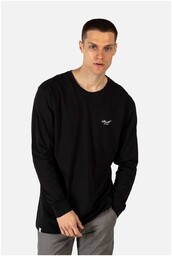koszulka REELL - Staple Logo Longsleeve Deep Black