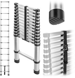 Drabina aluminiowa teleskopowa Zalavar 3.8m 13 szczebli